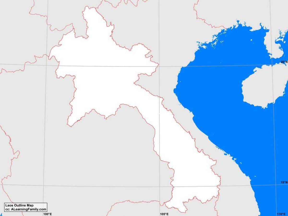 地图老挝概要