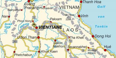 机场在老挝地图
